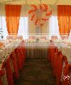 Eskvi dekorci Mrtoni csrda fehr narancs dekorci